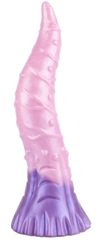 Pinky Tongue – érzéki dildó pink-lila színben 25 x 5.5 cm - Image 4