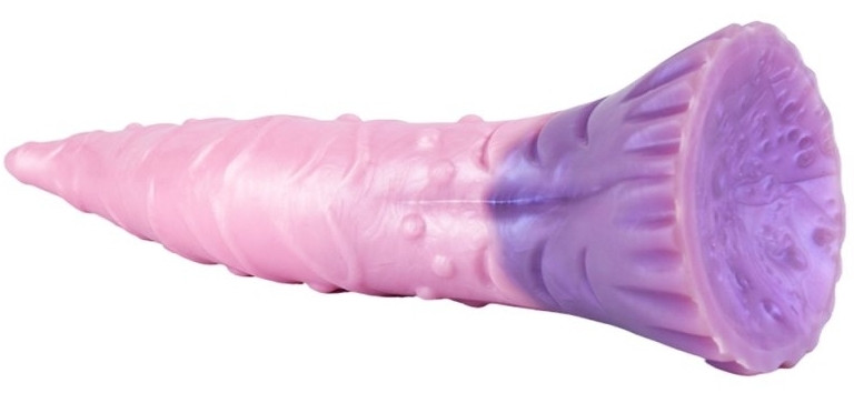Pinky Tongue – érzéki dildó pink-lila színben 25 x 5.5 cm - Image 5