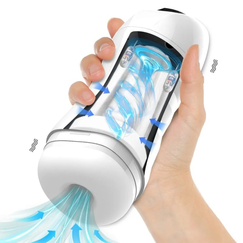 Max Cup – automata vibráló maszturbátor fehér színben - Image 3