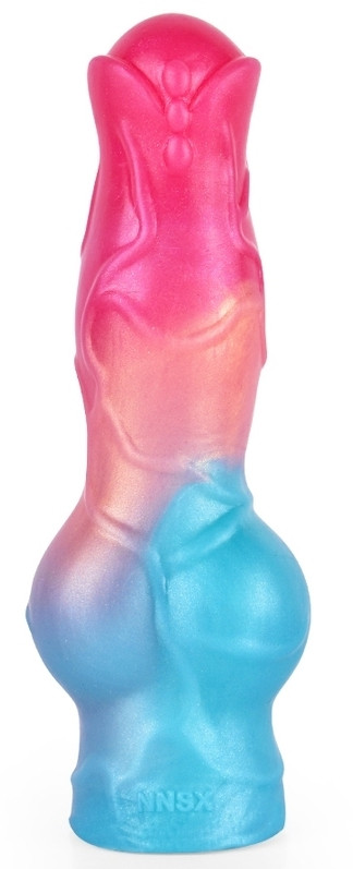 Nott Very Dick – intim pénisz hüvely 18 x 6.5cm rózsaszín-kék