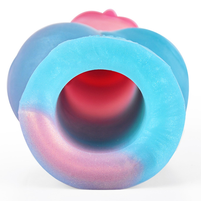 Nott Very Dick – intim pénisz hüvely 18 x 6.5cm rózsaszín-kék - Image 3