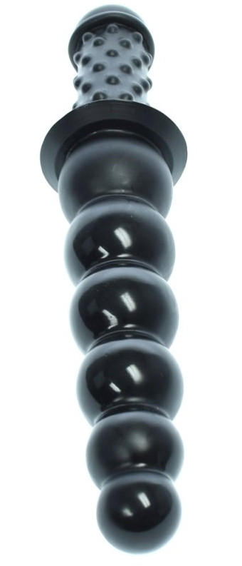 Dildó gyöngyökkel – érzéki kényeztetés 21 x 5 cm - Image 2
