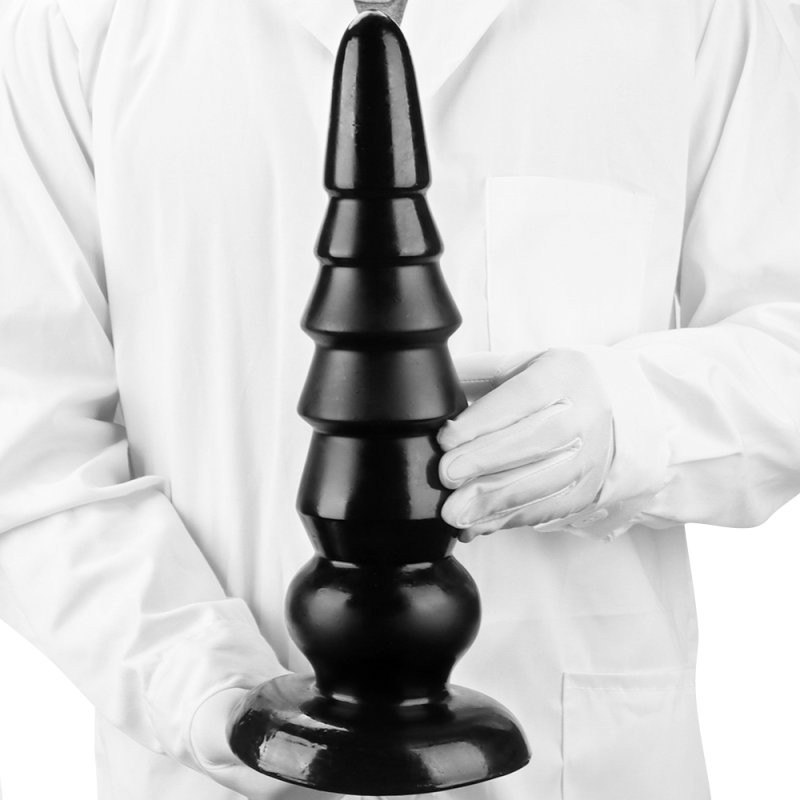 Plug Tower Up M – prémium anális kiegészítő, 32x9 cm, fekete - Image 2