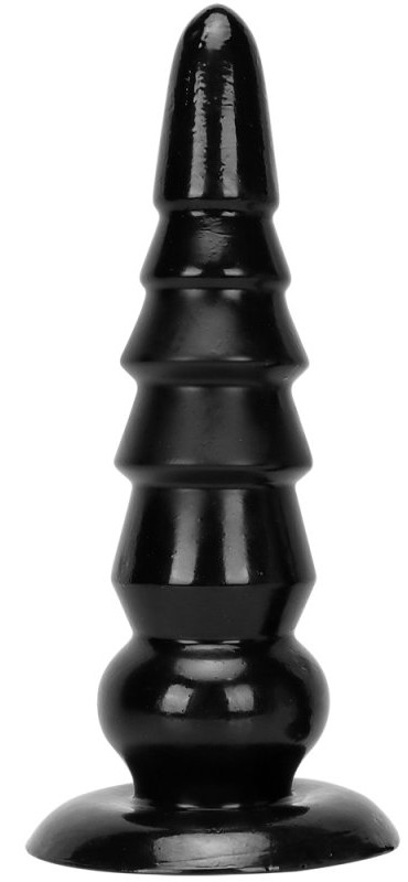 Plug Tower Up M – prémium anális kiegészítő, 32x9 cm, fekete - Image 3