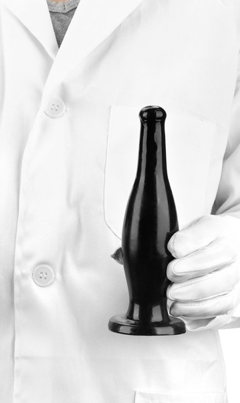 Prémium Plug Bottle S – fekete anális izgató 16 cm - Image 3
