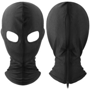 Open n°2 Black – divatos balaklava cipzárral