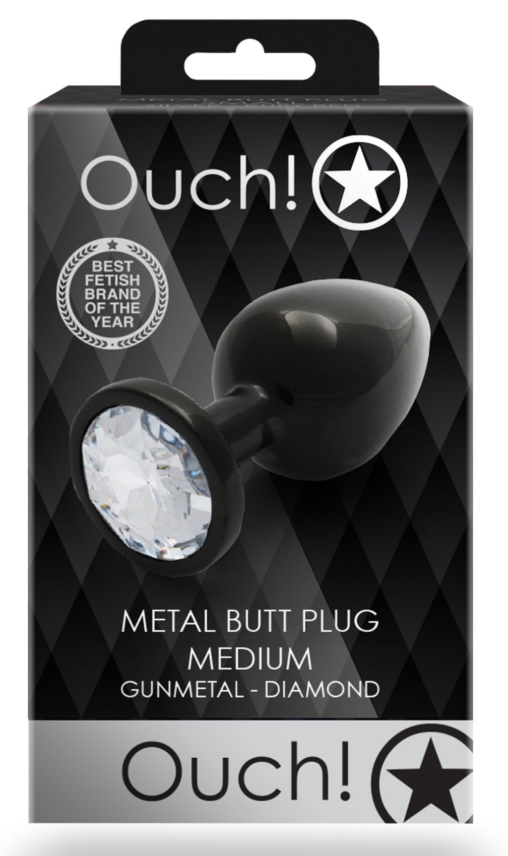 Bijou – Prémium anal gyöngy, 7 x 3,3 cm, fekete-átlátszó - Image 2