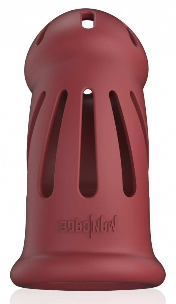 ManCage Model 28 – Prémium férfi önmegtartó ketrec, piros - Image 2