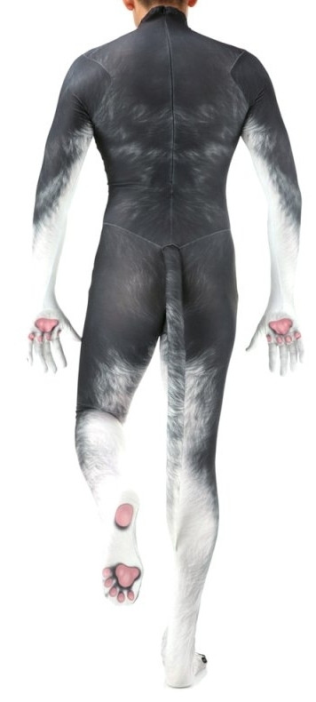 Szürke Husky kutya jelmez – prémium cosplay öltözet - Image 5