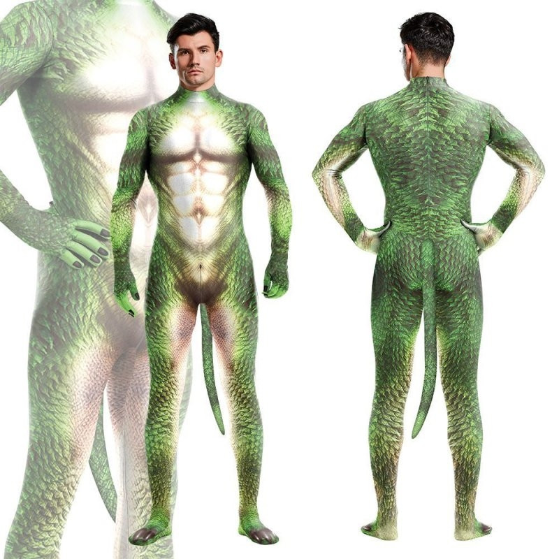 DRAGON Zöld Gyík Jelmez – Prémium Cosplay Élmény
