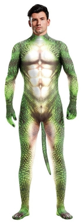DRAGON Zöld Gyík Jelmez – Prémium Cosplay Élmény - Image 2