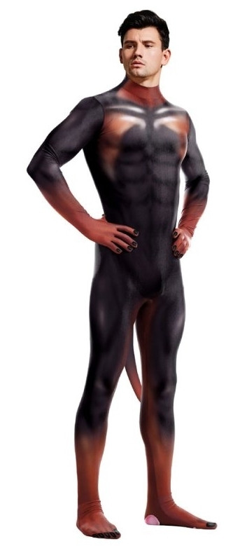 Fekete és Tűz Doberman Cosplay Jelmez