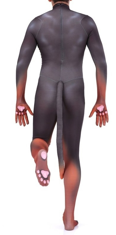 Fekete és Tűz Doberman Cosplay Jelmez - Image 2