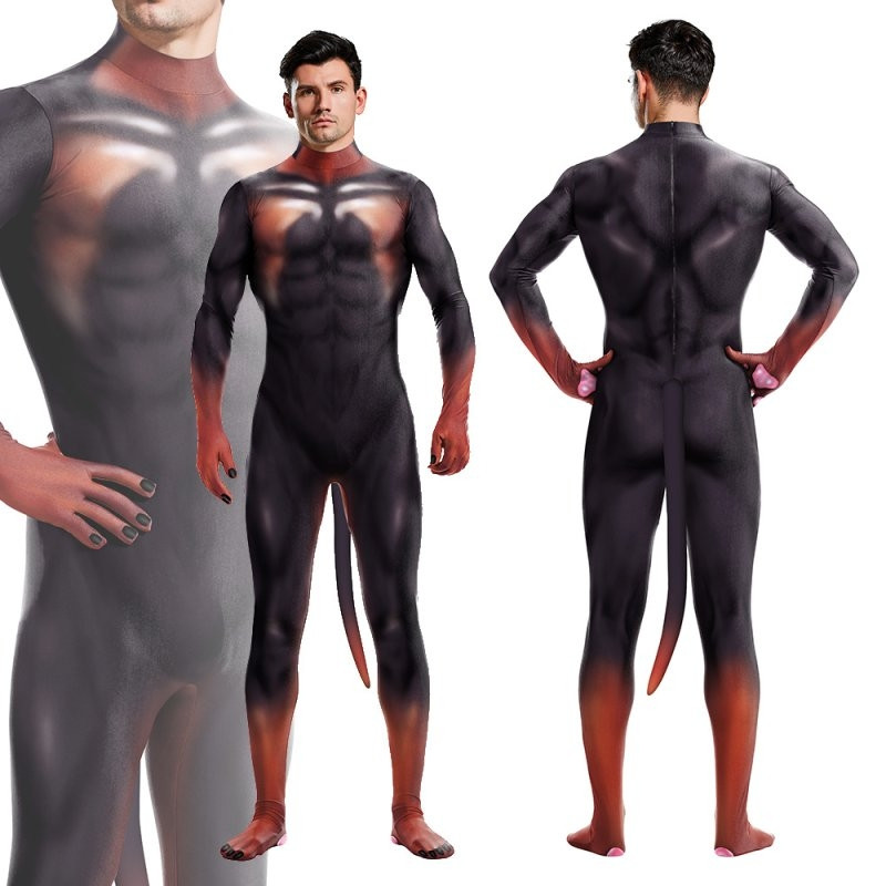 Fekete és Tűz Doberman Cosplay Jelmez - Image 7