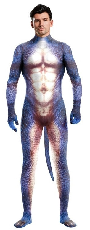 Blue-White Raptus – dinó cosplay jelmez felnőtteknek