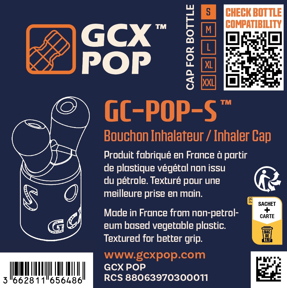 Aroma Inhaler Cap GC-POP™ S – prémium aromaterápiás inhaláló fej - Image 4