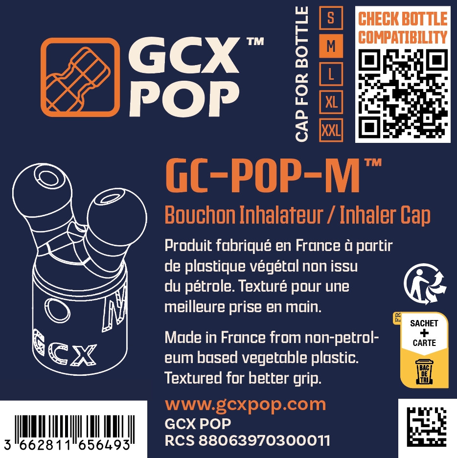 Aroma Inhaler Cap GC-POP™ Méret M - illatosító inhaláló fedél - Image 4