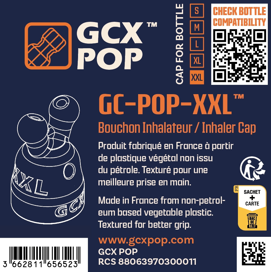 Aroma Inhaler Cap GC-POP™ XXL – aromaterápiás inhalátor fedél - Image 4
