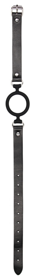 Silicone Ring Gag – prémium szilikon ring gag 40mm fekete - Image 5