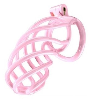 Tortille XXL – prémium pink férfi önmegtartó ketrec