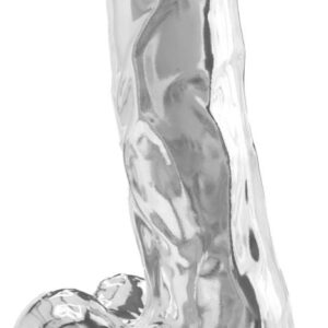 Realisztikus Dildó – Átlátszó gyémánt forma (13,5 x 3,7 cm)