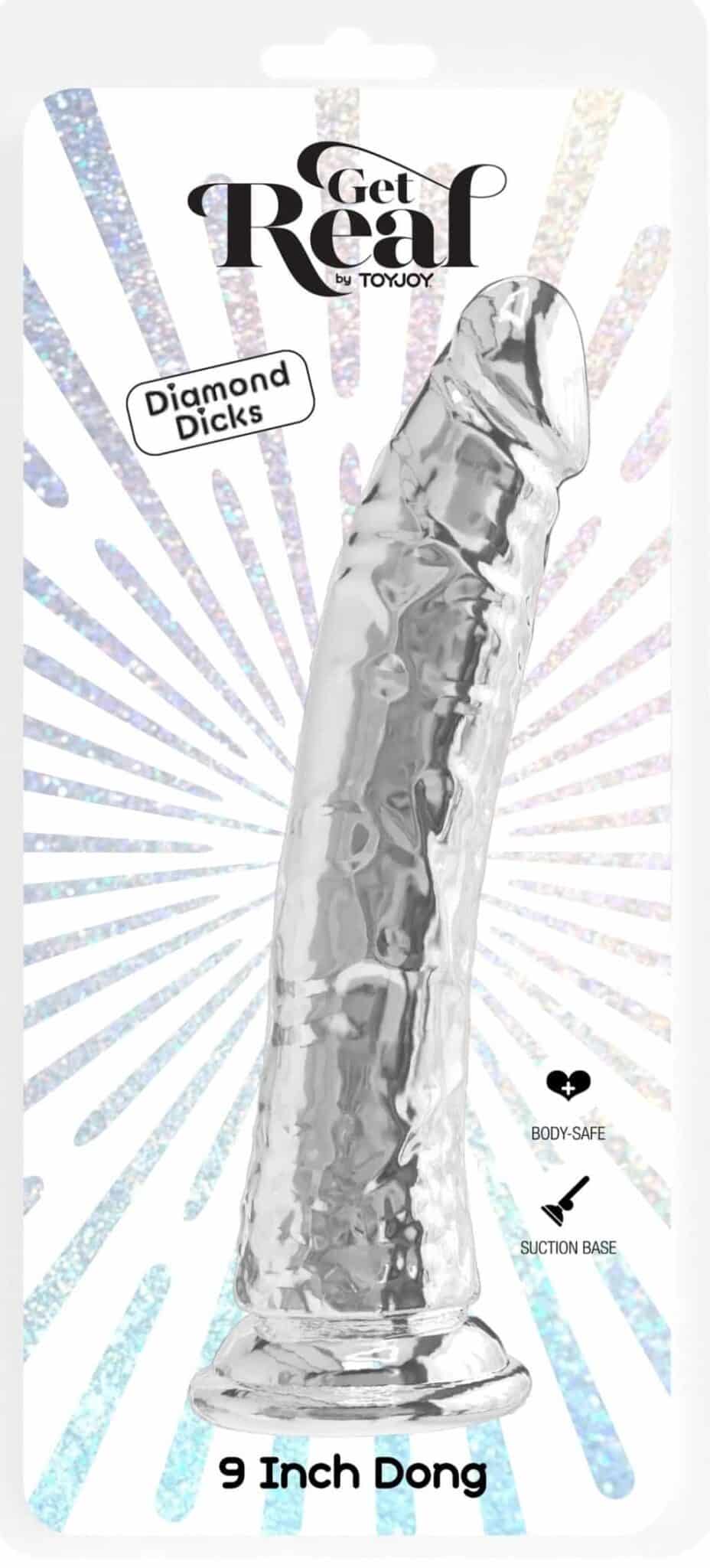 Diamond Dick – áttetsző prémium dildo 23 x 4,5 cm - Image 2