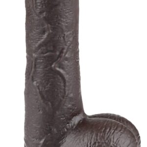 Prémium fekete csúszó bőr dildó 12 cm x 3,7 cm