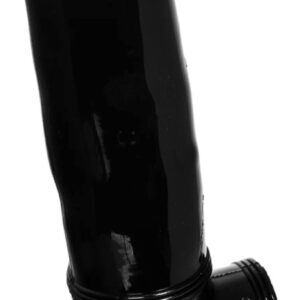 Zizi Megamen – prémium fekete maszturbátor 19 x 4 cm