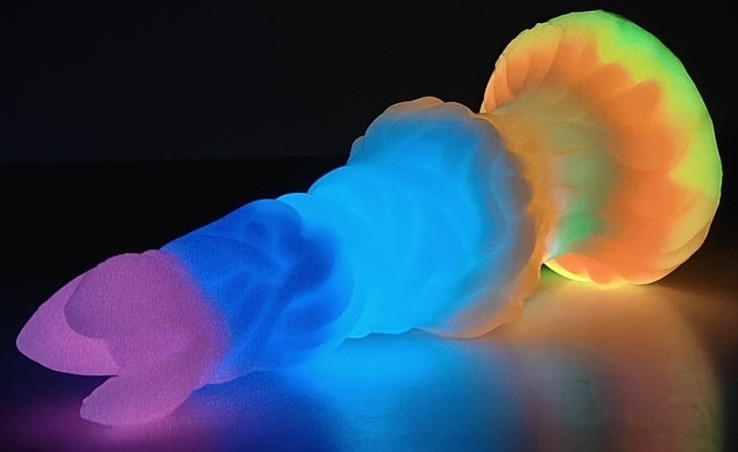 Phosphorescent Blieny – világító vibrátor 17 x 6,5 cm - Image 4
