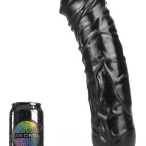 Livio Dark Crystal – prémium üveg dildó 30 cm hosszú