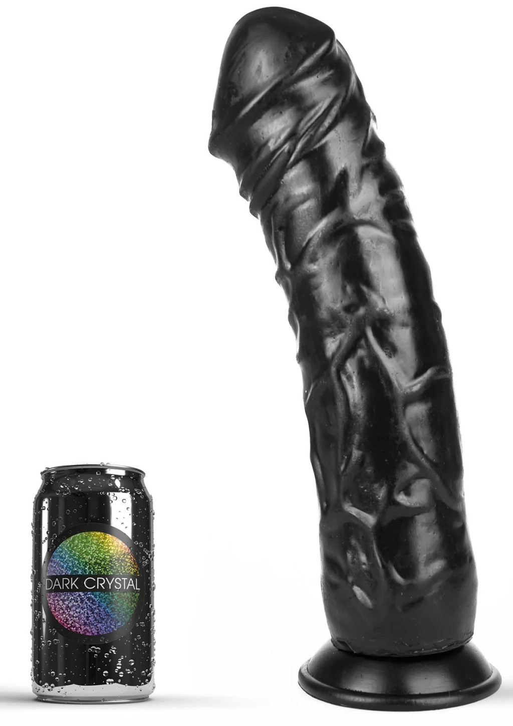 Livio Dark Crystal – prémium üveg dildó 30 cm hosszú