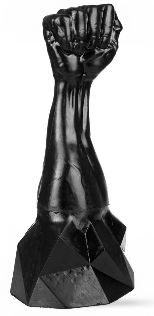 Tonis Dark Crystal – prémium, fekete üveg dildó 29 x 11 cm - Image 3