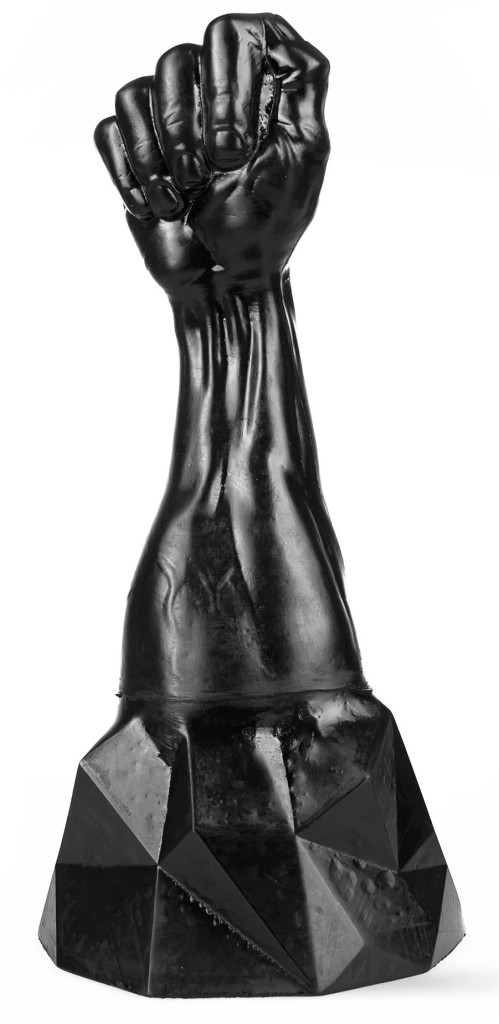 Tonis Dark Crystal – prémium, fekete üveg dildó 29 x 11 cm - Image 4