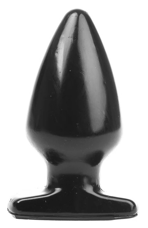 Plug Fat S – érzéki anális kényeztető, 11 cm, fekete