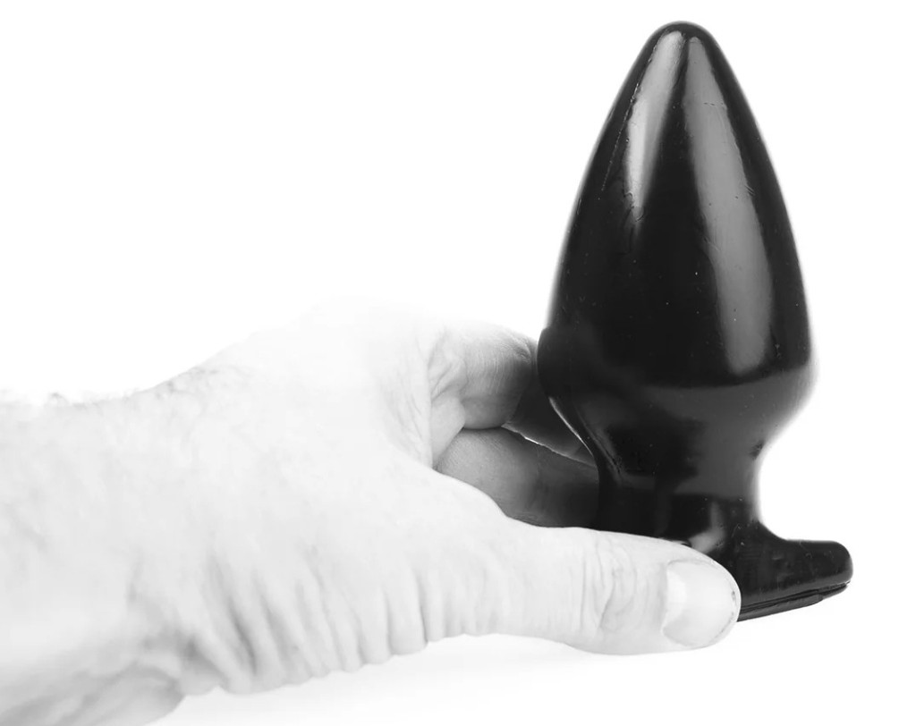 Plug Fat S – érzéki anális kényeztető, 11 cm, fekete - Image 3