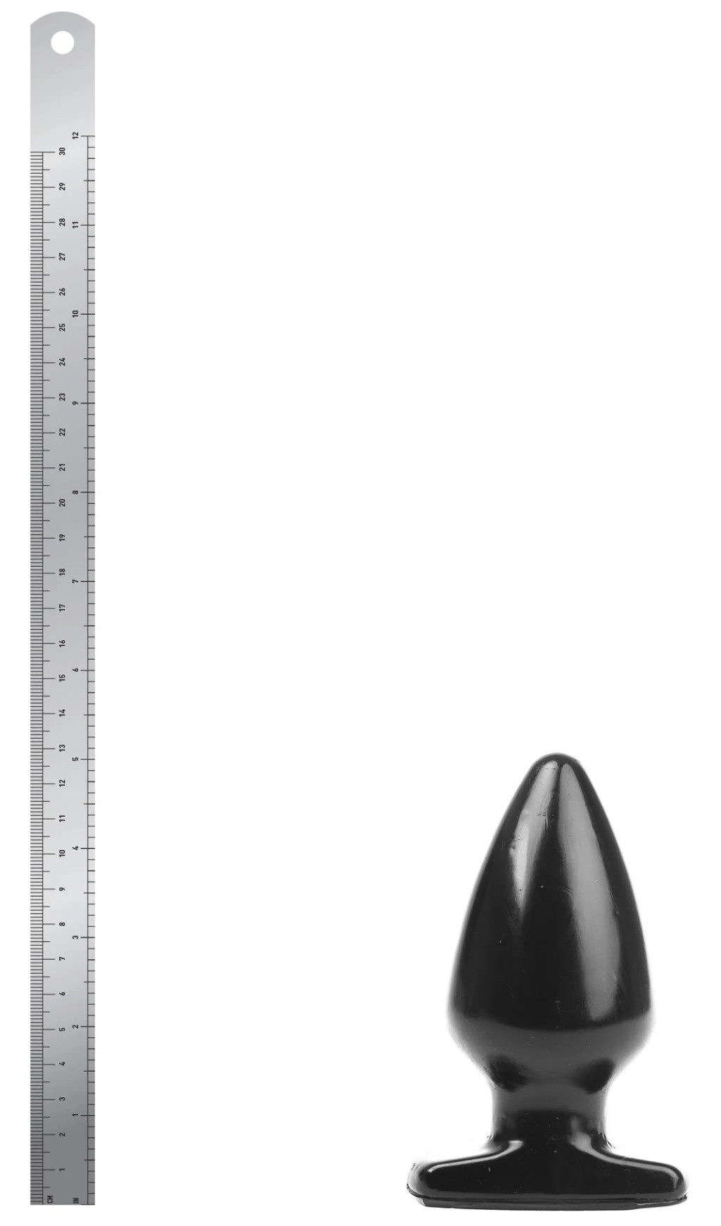 Plug Fat S – érzéki anális kényeztető, 11 cm, fekete - Image 4