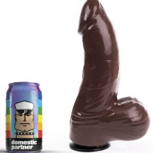Dildo DP84BR Grenadier – prémium barna vibrátor 18x8 cm