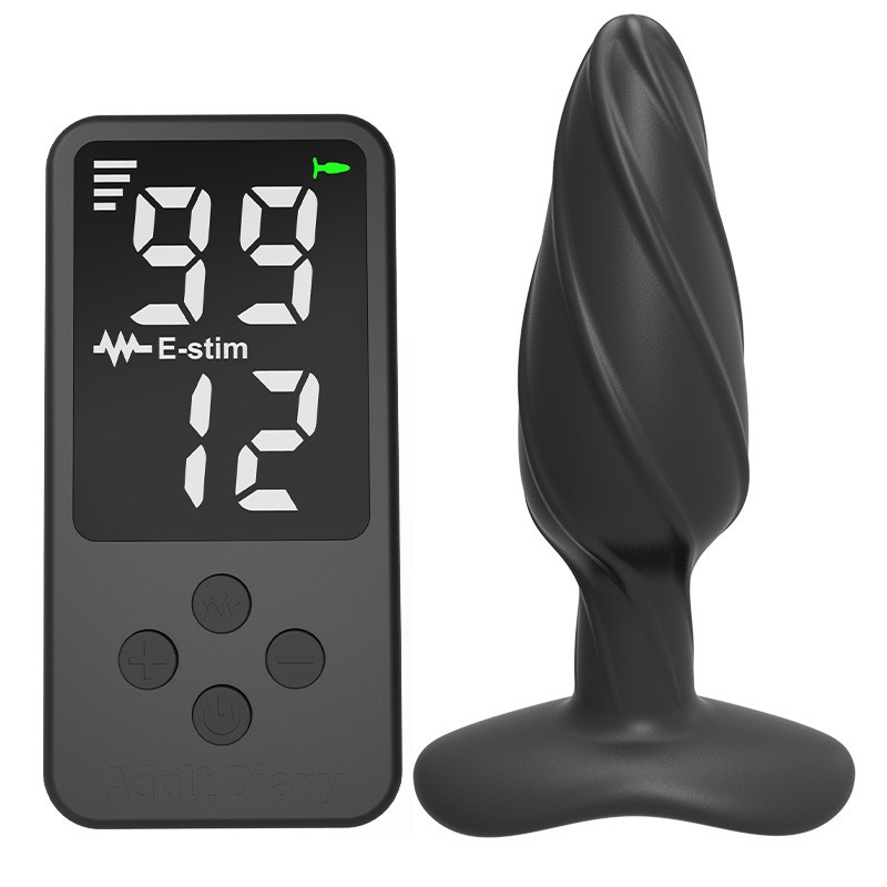 Plug Electro – impulzusos anális stimuláló 10,5 cm x 3,5 cm