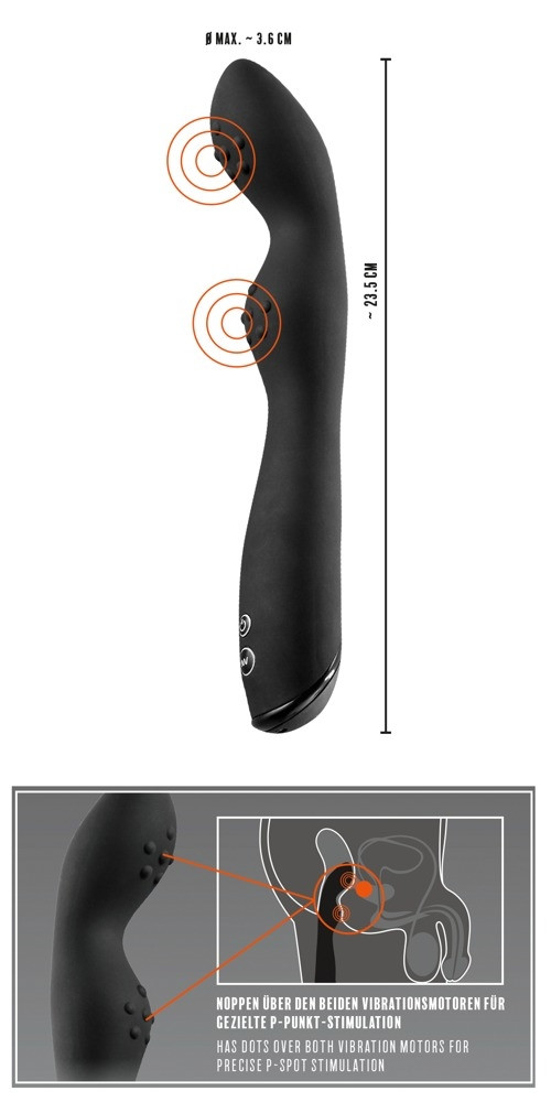 P-Spot Rebel – G-pontos prosztata vibrátor 16 cm - Image 7
