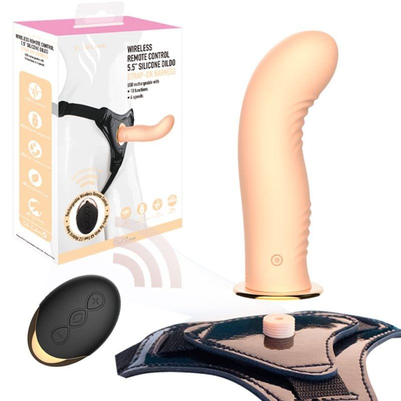 Jerrie Vibráló Öv Dildó – 14 cm érzéki játékszer - Image 2