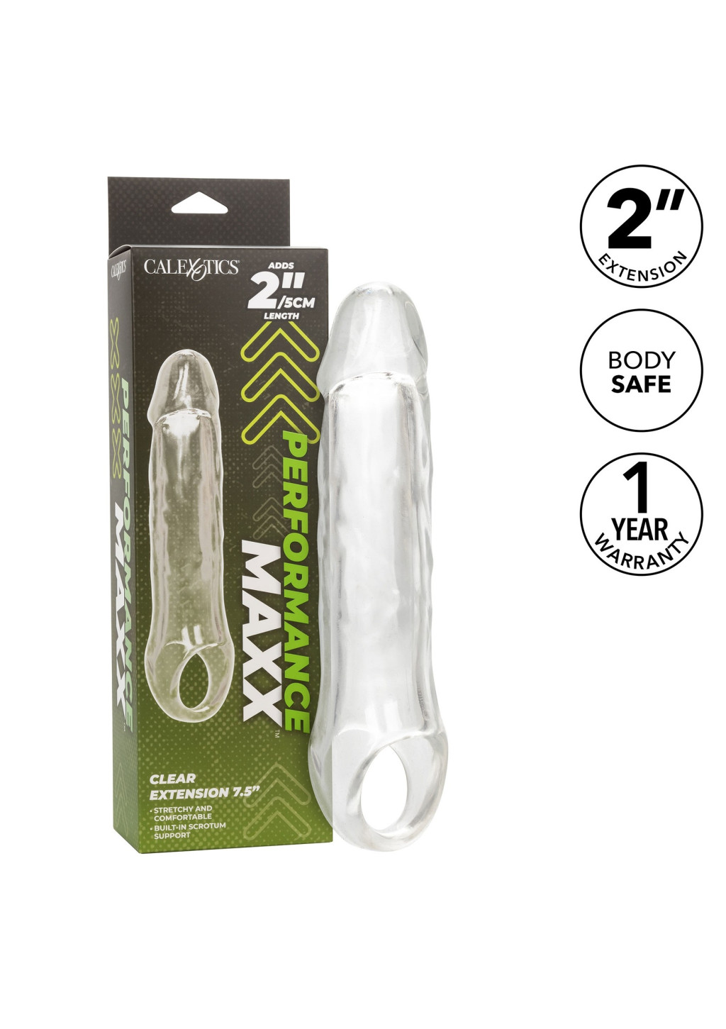 Performance Maxx – áttetsző pénisz hüvely, 18 x 5 cm - Image 8