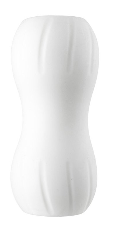 Dupla izgató – prémium maszturbátor fehér színben