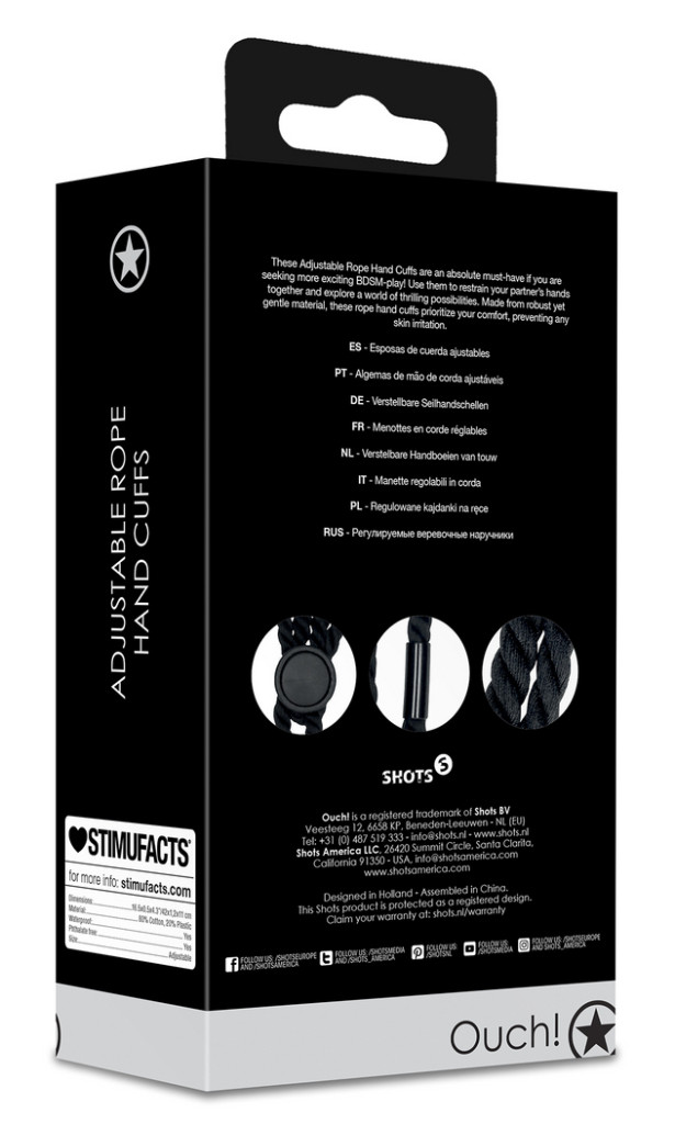 ROPECUFFS – elegáns csukló bilincsek prémium élményhez - Image 3
