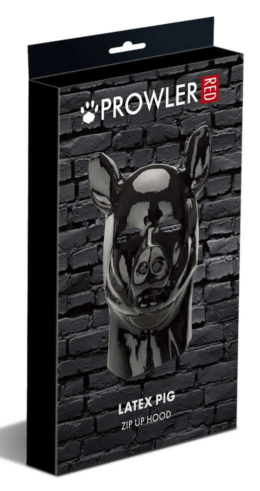 Latex Pig Hood Prowler – prémium latex maszk - Image 2