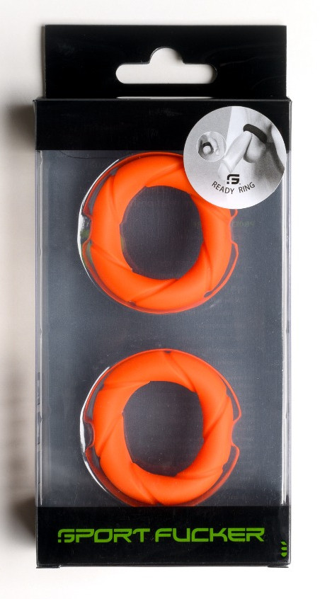 Ready Rings – prémium narancssárga péniszgyűrűk (2 db) - Image 2