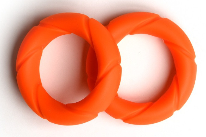 Ready Rings – prémium narancssárga péniszgyűrűk (2 db) - Image 3