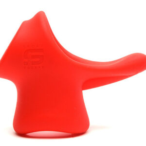 Ballstretcher Silicone Big Tailslide – piros péniszgyűrű 30 mm
