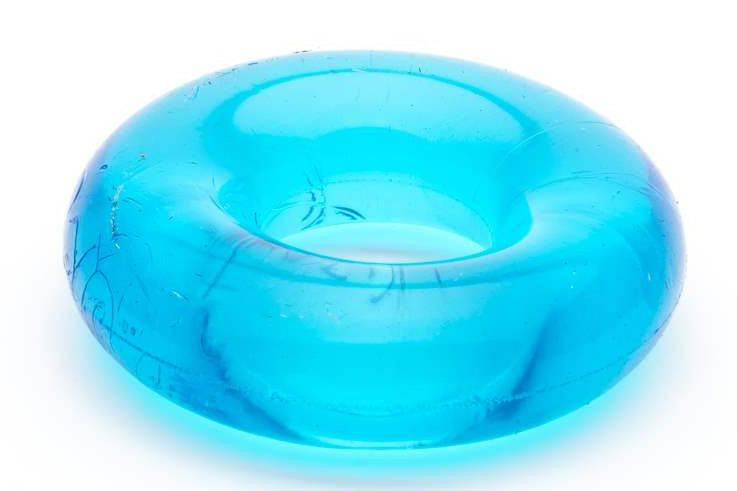 Chubby – 3 darabos kék péniszgyűrű szett 20 mm