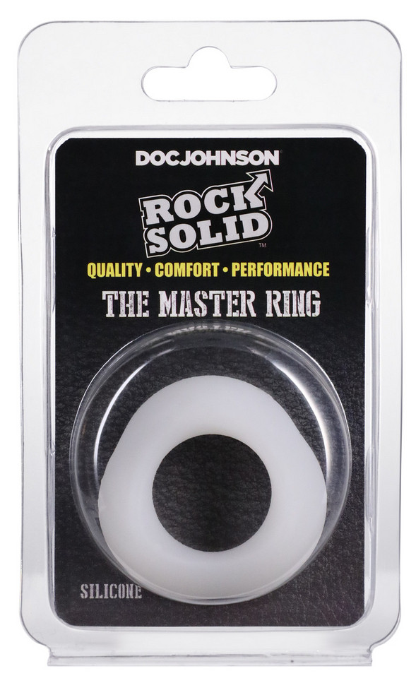 Master Ring – prémium fehér péniszgyűrű 25 mm - Image 2