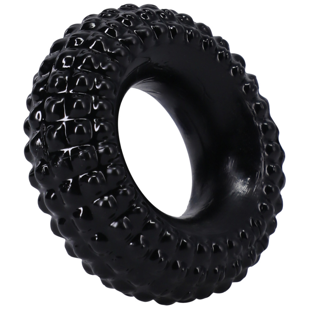 Radial 22mm - prémium fekete péniszgyűrű
